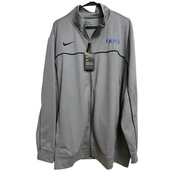 Nike Other - NWT Nike Men's Rivalry Dry-Fit Grey/Black Full Zip Jacket Size 3XL